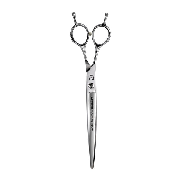 Artero One Curved Left Scissors 8" – Precision Left-Handed Grooming Shears, Ergonomic Design