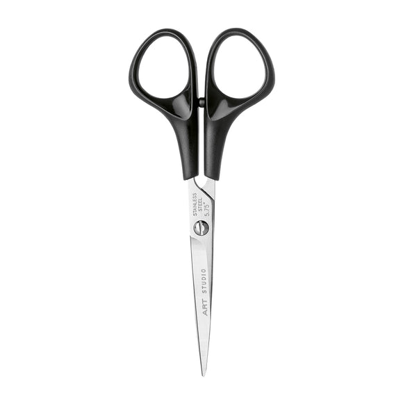 Artero Art Studio Straight Grooming Scissors – 7" Micro-Grind Blade with Ergonomic Plastic Handle