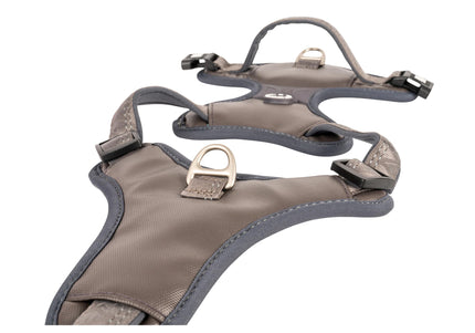 Max&Molly Matrix 2.0 Sport Harness Stone – Adjustable Gray Dog Harness with QR Tag, Large