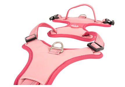 Max&Molly Matrix 2.0 Sport Harness – Adjustable QR ID Dog Harness, Pastel Pink, Small