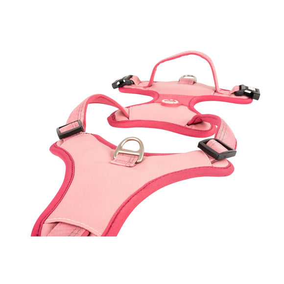Max&Molly Matrix 2.0 Sport Harness – Adjustable QR ID Dog Harness, Pastel Pink, Small