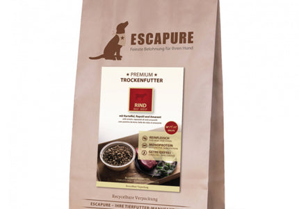 Escapure Premium Puppy Rind – Oven-Baked Beef Puppy Food, High-Quality Ingredients, 1.5kg