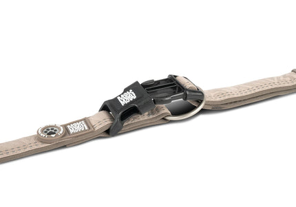 Max&Molly GOTCHA! Smart ID Matrix 2.0 Collar – Sand Beige, Medium, QR Tag Security