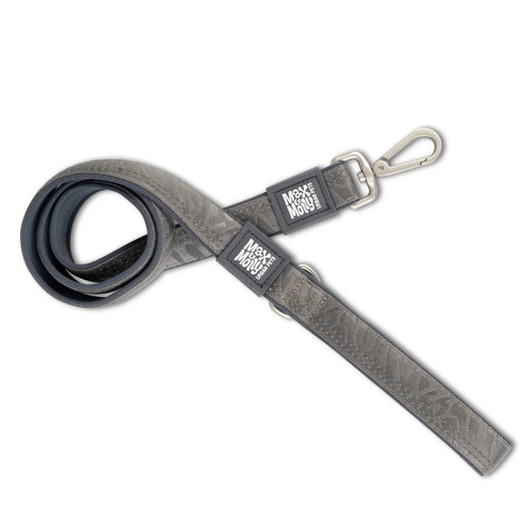 Max&Molly Matrix 2.0 Short Leash Stone Gray 120cm – Durable Large Size, Comfortable Grip