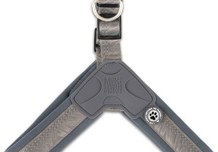 Max&Molly Q-Fit Matrix 2.0 Step-In Harness – Lightweight Gray Design with QR ID, XS