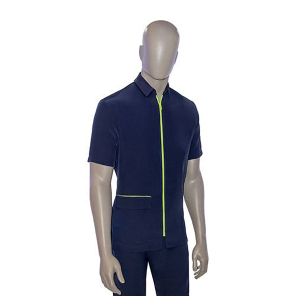 Artero Casaca Tino Navy Blue Grooming Sweatshirt with Collar, Size Small