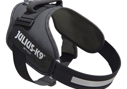 Julius-K9 IDC Powerharness Gray – Premium Adjustable Harness, Mini-Mini Size, Durable Design