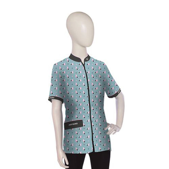 Artero Casaca Poodle Grooming Sweatshirt – XS Size, Soft Fabric, Pink Poodle Motif