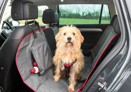 KONG Travel 2-in-1 Bench Seat Cover and Dog Hammock – Waterproof, Durable Car Mat