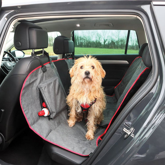 KONG Travel 2-in-1 Bench Seat Cover and Dog Hammock – Waterproof, Durable Car Mat
