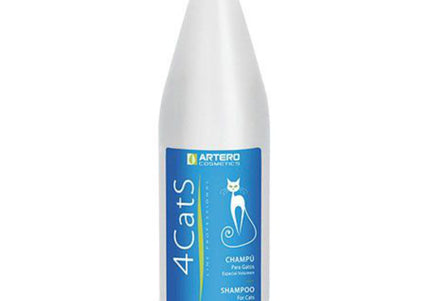 Artero 4Cats Nourishing Cat Shampoo – Gentle Cleansing Formula, 1L Bottle