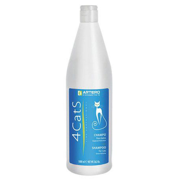 Artero 4Cats Nourishing Cat Shampoo – Gentle Cleansing Formula, 1L Bottle