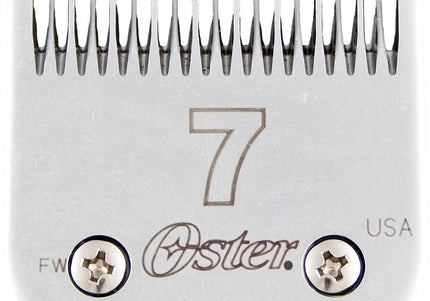 Oster Cryogen-X No. 7 Clipper Blade – 3.2mm Precision Cut, Durable Steel for Curly Coats