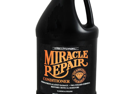 Chris Christensen Miracle Repair Conditioner – Vitamin-Enriched Formula Revitalizes Damaged Fur, 3.8L