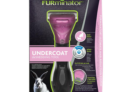 FURminator Small Animal Deshedding Tool – Ergonomic Handle with FURejector Button