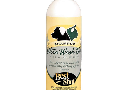 Best Shot Ultra Wash Too Shampoo – Professional Highly Concentrated Formula, 1:64 Dilution, 355ml