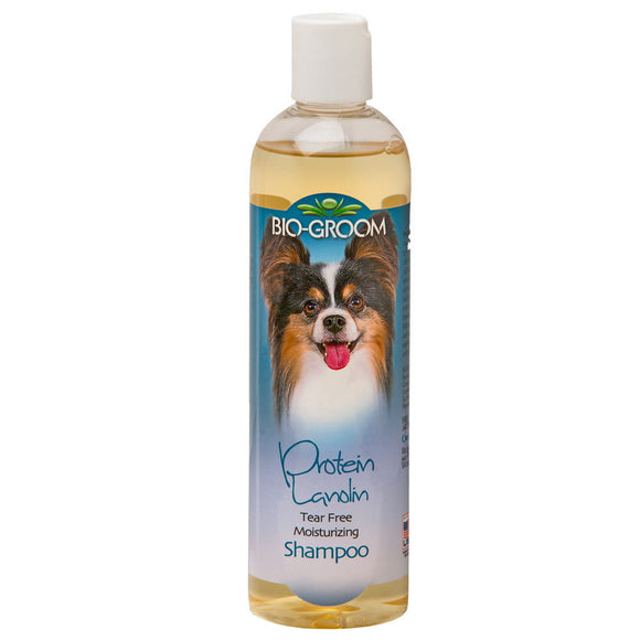 Bio-Groom Protein Lanolin Shampoo – Nourishing Formula with Protein, 355ml, Enhances Coat Shine