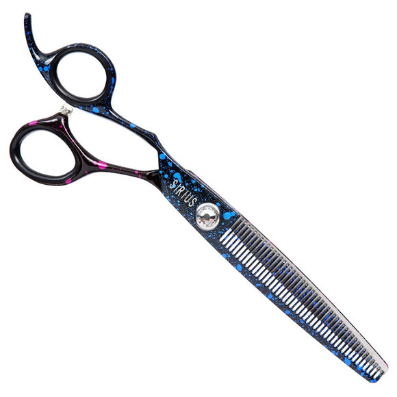 Sirius Left-Handed Thinning Shears 6.5" – Single-Sided, 46 Teeth, Precision Cutting