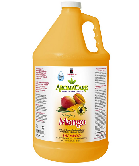 PPP AromaCare Detangling Mango Butter Shampoo – Concentrated Nourishing Formula, 3.8L