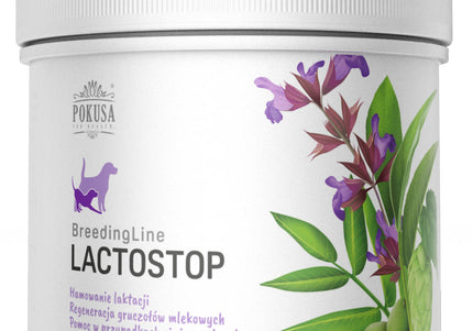 Pokusa BreedingLine LactoStop 150g – Natural Herbal Lactation Inhibitor, Mammary Gland Support Formula