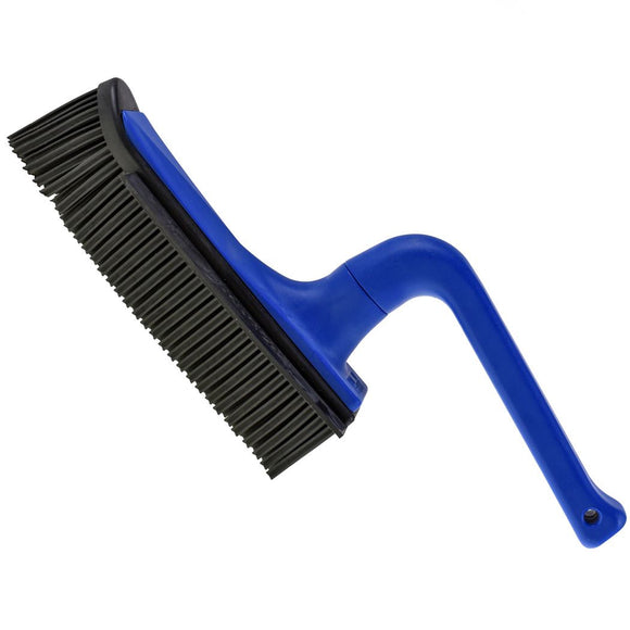 V7 Hand-Held Rubber Brush and Dustpan – Innovative Red Cleaning Duo, Ergonomic Design