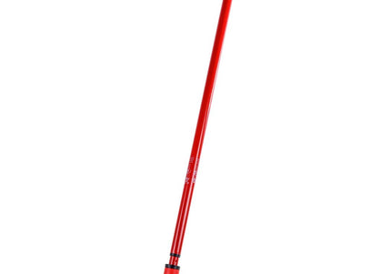 V7 Rubber Grooming Broom – Telescopic Pole, Innovative Red Design, Efficient Hair Removal