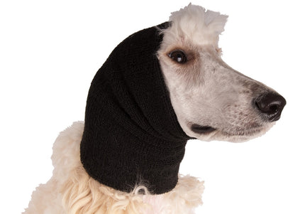 Show Tech Ear Buddy L Black Headband – Large Size, Gentle Drying Aid for Sensitive Dogs
