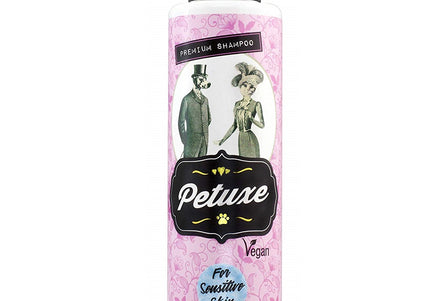 Petuxe Sensitive Skin Shampoo – Vegan Dermatological Formula, Hypoallergenic and Gentle, 200ml