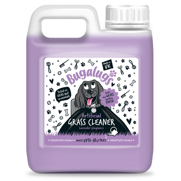 Bugalugs Grass Cleaner Lavender 1L – Concentrated Surface Disinfectant, Lavender Scent, 1:10 Mix