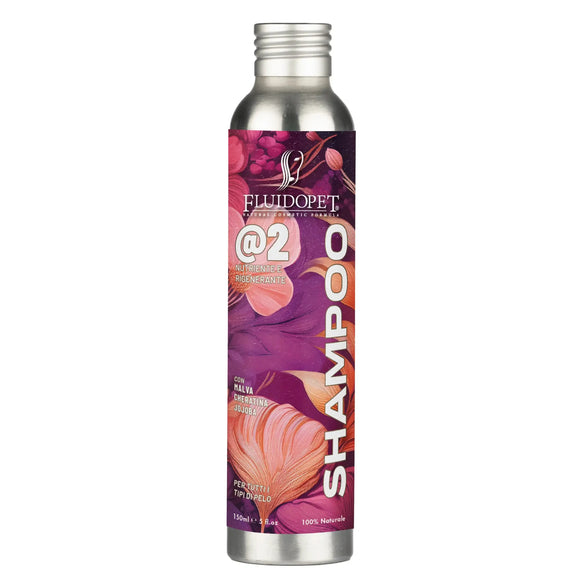 FluidoPet EcoPet @2 Nourishing & Regenerating Shampoo with Keratin and Panthenol, Concentrate 1:20, 150ml