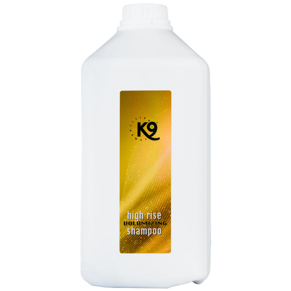 K9 High Rise Volumizing Shampoo – Gentle Concentrate Formula, 2.7L, Lightweight Coat Boost