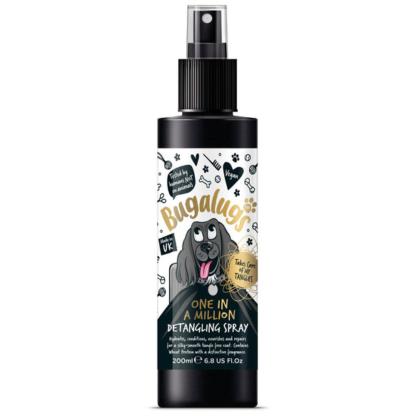 Bugalugs One in a Million Detangling Spray – Conditioning Formula, Eases Combing, 200ml