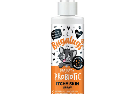 Bugalugs Pre, Post + Probiotic Itchy Skin Cat Coat Spray - 200 ml