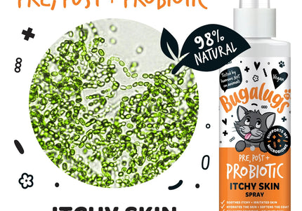 Bugalugs Pre, Post + Probiotic Itchy Skin Cat Coat Spray - 200 ml