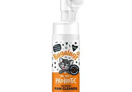Bugalugs Pre Post + Probiotic No Rinse Cat Paw Cleaner - 200 ml