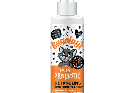 Bugalugs Pre, Post + Probiotic Cat Detangling and Conditioning Coat Spray - 200 ml
