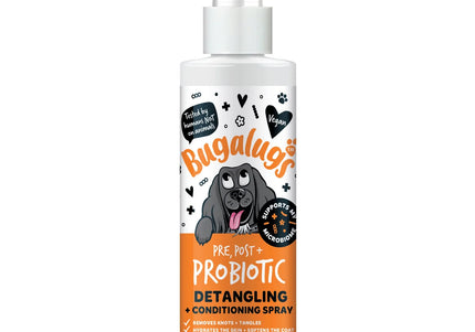 Bugalugs Pre, Post + Probiotic Detangling and Conditioning Dog Coat Spray - 200 ml
