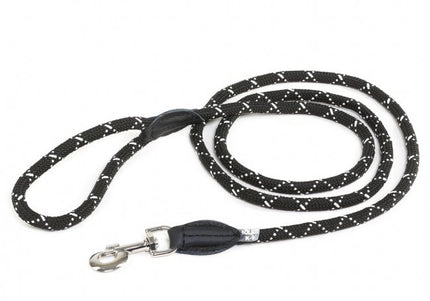 Julius-K9 Rope Leash – 200cm Durable Lead with Leather Finish, 12mm Thick