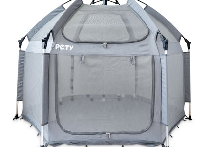 Pety Playpen Big Foldable Dog Tent – Spacious Portable Design with Mat and Cover Included