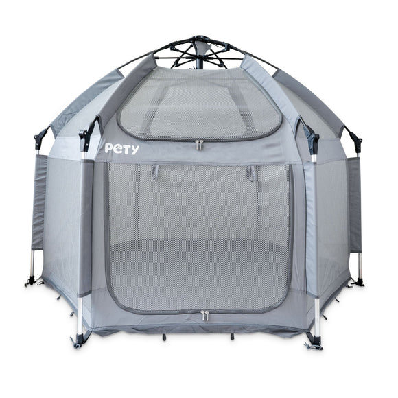 Pety Playpen Big Foldable Dog Tent – Spacious Portable Design with Mat and Cover Included
