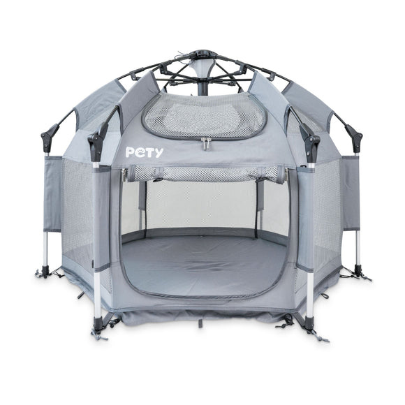 Pety Playpen Small – Foldable Tent with Mat and Cover, Lightweight Design for Travel and Events