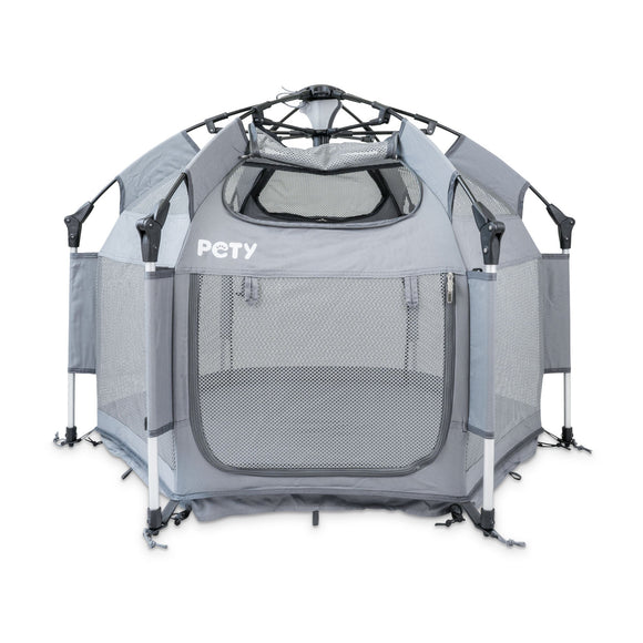 Pety Playpen Small – Foldable Tent with Mat and Cover, Lightweight Design for Travel and Events