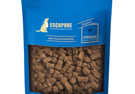 Escapure Hupferl Strauss Natural Ostrich Meat Dog Treats – 150g Protein-Rich Snack