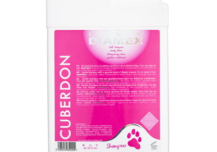 Diamex Cuberdon Gentle Shampoo – Orange Soda Scent, Concentrate 1:8, 1L Bottle