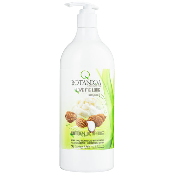 Botaniqa Love Me Long Conditioner – Cupuacu and Shea, 1L, Nourishing Formula for Long Coats