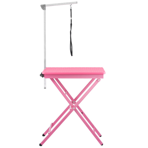 Blovi Display Table – Lightweight, Portable Grooming Station with 60x45cm Black Top