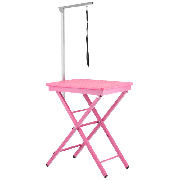 Blovi Display Table – Lightweight, Portable Grooming Station with 60x45cm Black Top