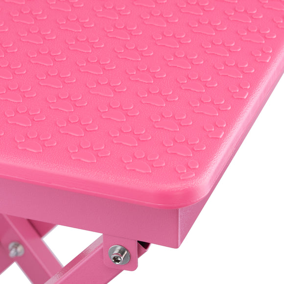 Blovi Display Table – Lightweight, Portable Grooming Station with 60x45cm Black Top