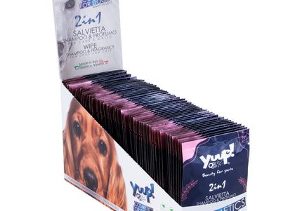 Yuup! Shampoo & Fragrance Wipes – Scented Fur Cleaning Wipes with Gentle Formula, 60 Pack