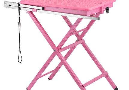 Blovi Display Table – Lightweight, Portable Grooming Station with 60x45cm Black Top